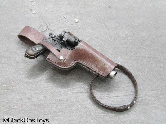 Star Wars Bespin Luke Skywalker - Brown Leather Like Gun Belt w/Pistol & Lightsaber
