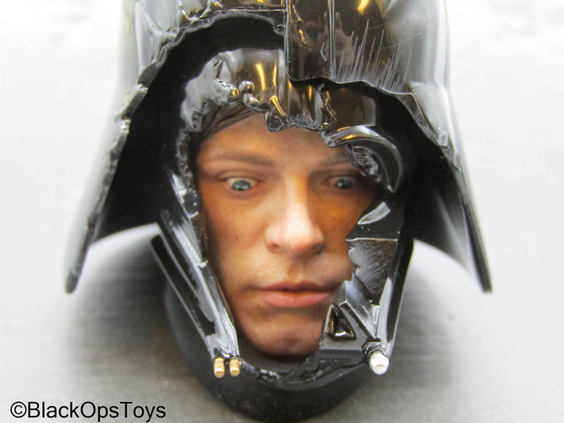 Load image into Gallery viewer, Star Wars Bespin Luke Skywalker - Severed Vader Helmet w/Luke Face

