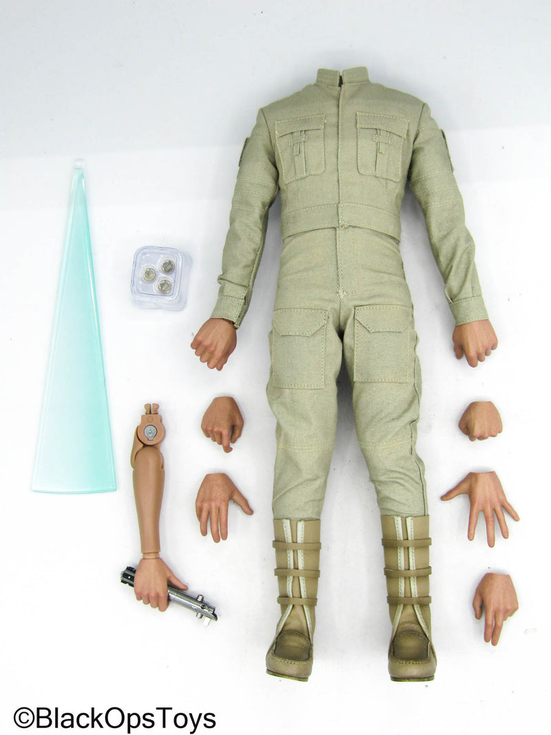 Load image into Gallery viewer, Star Wars Bespin Luke Skywalker - Male Body w/ Tan Uniform &amp; Lightsaber Arm
