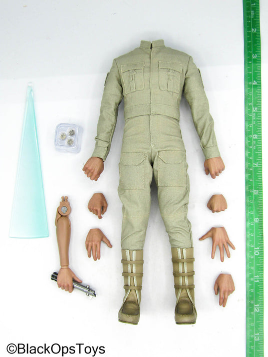 Star Wars Bespin Luke Skywalker - Male Body w/ Tan Uniform & Lightsaber Arm