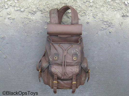 Brown Moulded Backpack