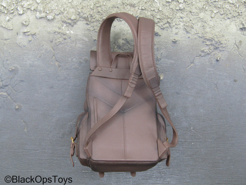 Load image into Gallery viewer, Brown Moulded Backpack

