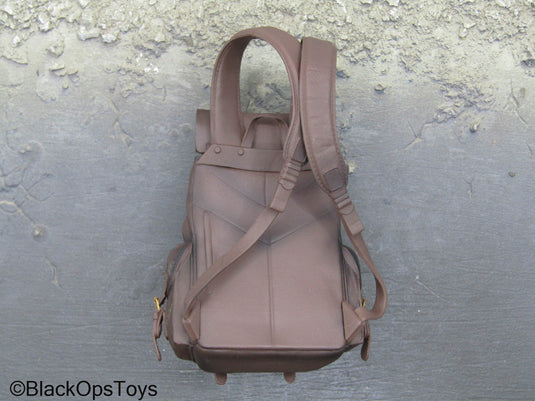 Brown Moulded Backpack