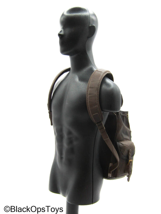 Brown Moulded Backpack