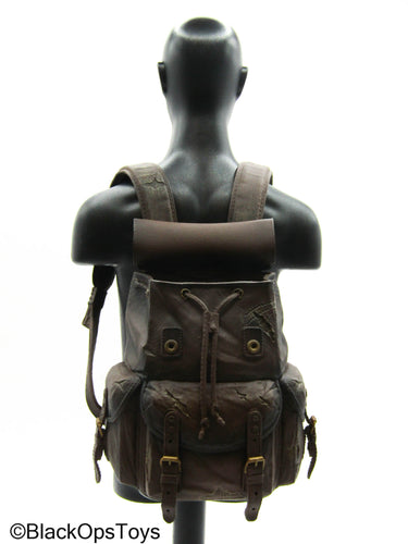 Brown Moulded Backpack