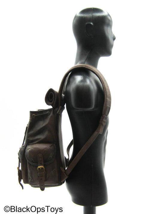 Brown Moulded Backpack