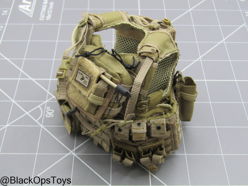 Load image into Gallery viewer, 1st Marine Spec. Op. BN - Tan Plate Carrier w/Pouch Set Type 1
