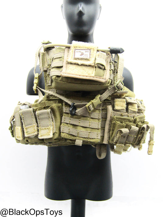 1st Marine Spec. Op. BN - Tan Plate Carrier w/Pouch Set Type 1