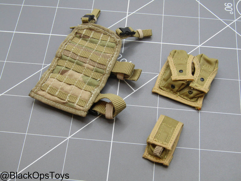 Load image into Gallery viewer, Drop Leg MOLLE Panel w/Pouch Set
