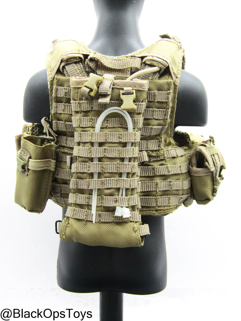 Load image into Gallery viewer, 1st Marine Spec. Op. BN - Tan Plate Carrier w/Pouch Set Type 1
