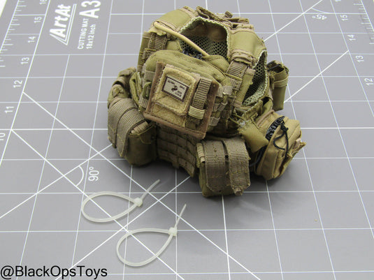 1st Marine Spec. Op. BN - Tan Plate Carrier w/Pouch Set Type 2
