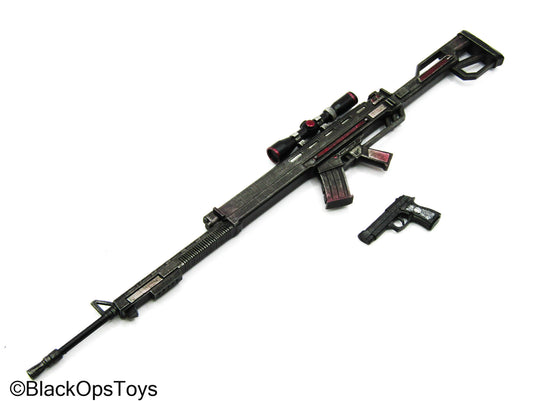 Sniper Girl - Sniper Rifle w/Metal Pistol