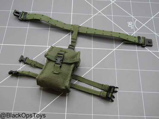 Bam 1/6 OD Green Rivet Belt w/Pouch