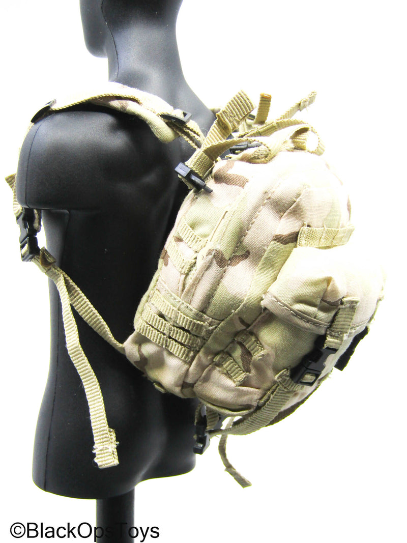 Load image into Gallery viewer, Desert Camo Military Backpack (Hot Toys)
