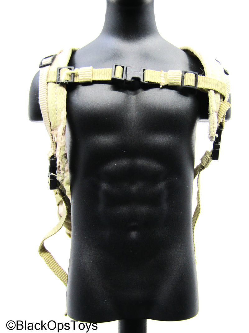 Load image into Gallery viewer, Desert Camo Military Backpack (Hot Toys)
