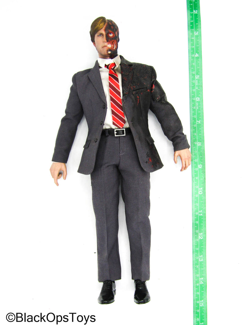 Load image into Gallery viewer, Harvey Dent - Male Dressed Body w/Burned Face &amp; Jacket
