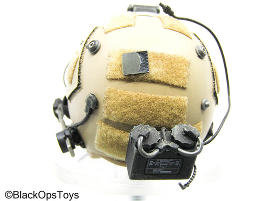 Tan SF HALO Helmet w/Night Vision Goggles