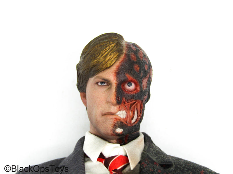 Load image into Gallery viewer, Harvey Dent - Male Dressed Body w/Burned Face &amp; Jacket
