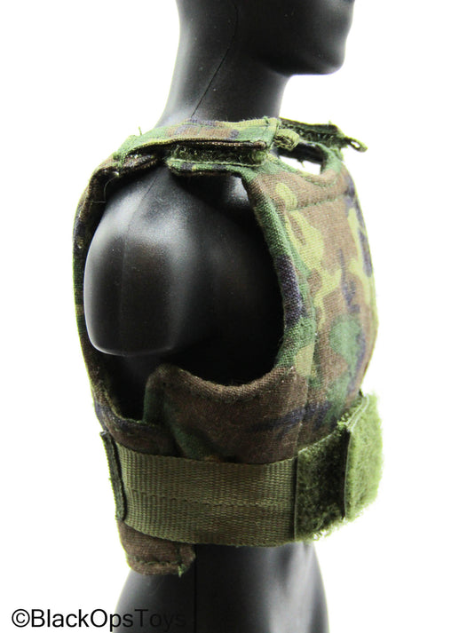 Woodland Camo Plate Carrier Vest