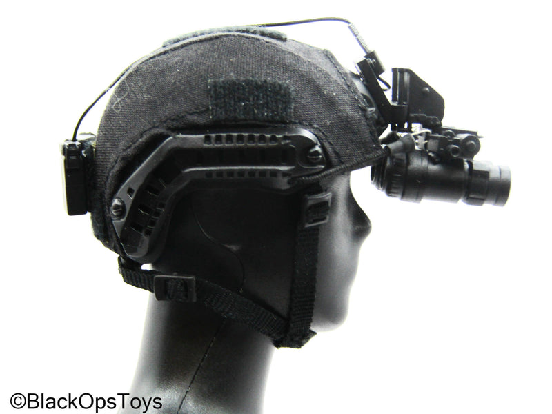 Load image into Gallery viewer, Custom Mich 2001 Helmet w/Black Cover &amp; NVG
