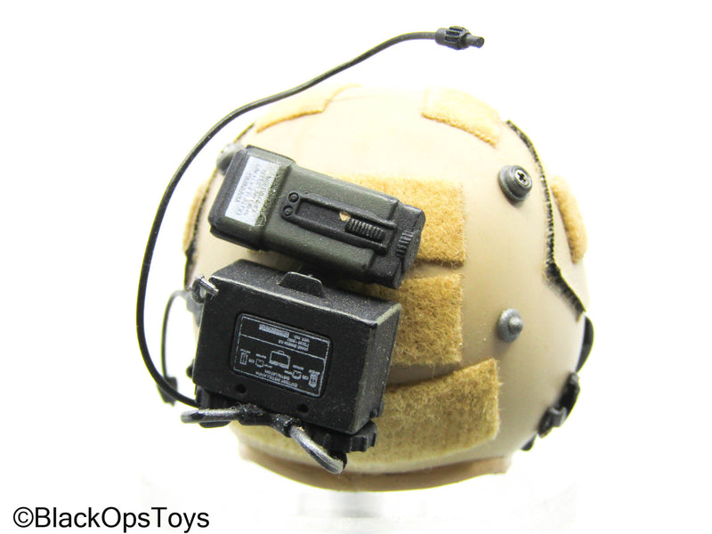 Load image into Gallery viewer, Tan SF HALO Helmet w/Headset
