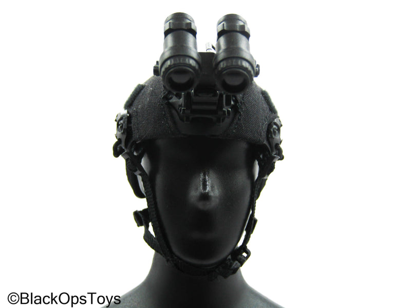 Load image into Gallery viewer, Custom Mich 2001 Helmet w/Black Cover &amp; NVG

