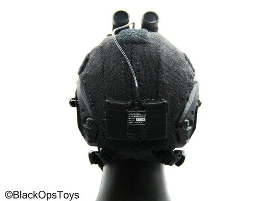 Custom Mich 2001 Helmet w/Black Cover & NVG
