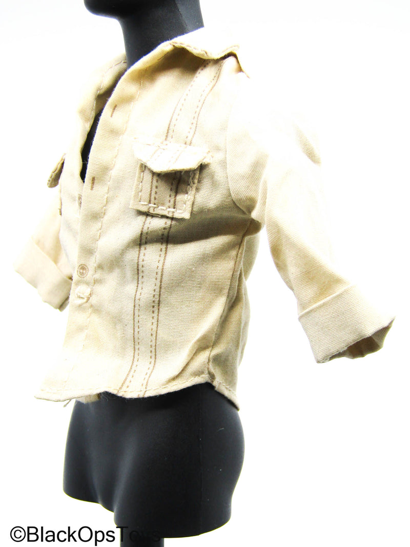 Load image into Gallery viewer, Indiana Jones - Tan Button-Up Shirt
