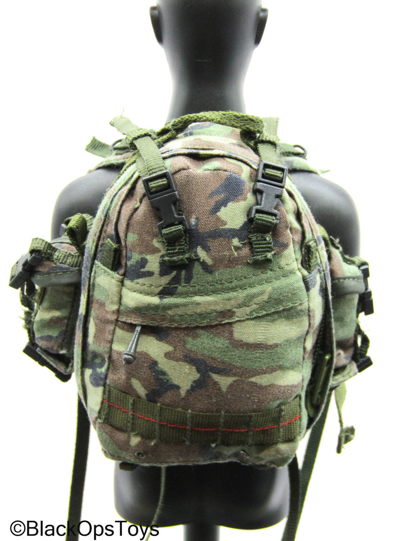 Load image into Gallery viewer, Woodland Camo Backpack - MINT IN BOX
