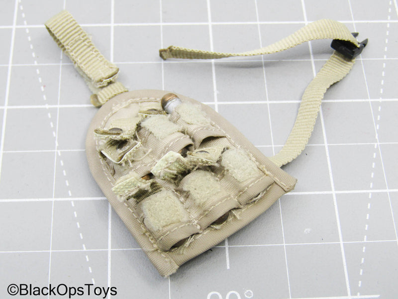 Load image into Gallery viewer, Tan Drop Leg Pouch w/40mm Grenade Rounds
