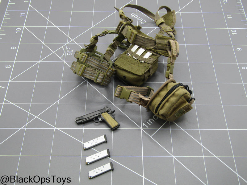 Load image into Gallery viewer, 1st Marine Spec. Op. BN - Battle Harness w/Pistol &amp; Pouch Set
