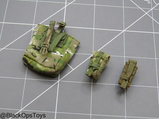 FSB Alpha Team Leader S - Multicam Roll Up Dump Pouch Set