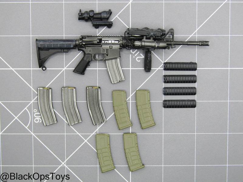 Load image into Gallery viewer, 1st Marine Spec. Op. BN - M4 Rifle w/Light Up Attachment Set
