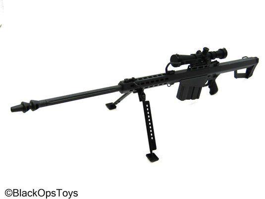 .50 Cal Barret Sniper Rifle w/Bipod & Moving Bolt