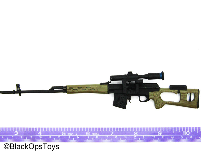 Load image into Gallery viewer, Black &amp; Tan Dragunov Sniper Rifle
