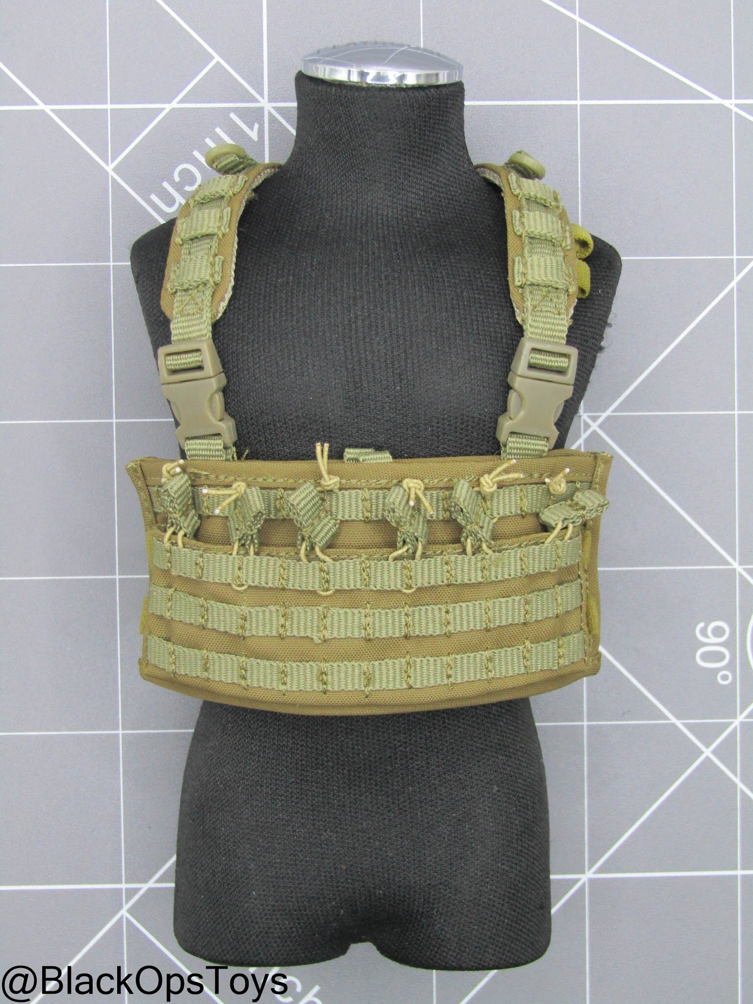Strike Chest Rig Bravo 0-7 Strike - Coyote Tan MOLLE Chest Rig – BlackOpsToys