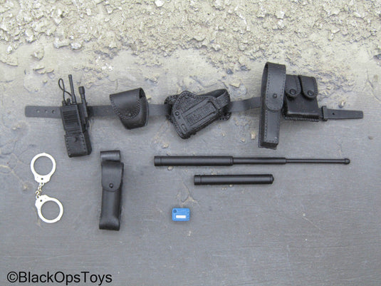 G4 Michael Chan Police FBI - Black Police Battle Belt Set Type 2