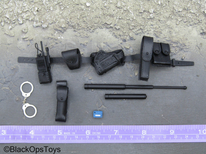 Load image into Gallery viewer, G4 Michael Chan Police FBI - Black Police Battle Belt Set Type 2
