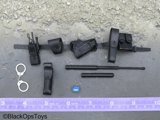 G4 Michael Chan Police FBI - Black Police Battle Belt Set Type 2