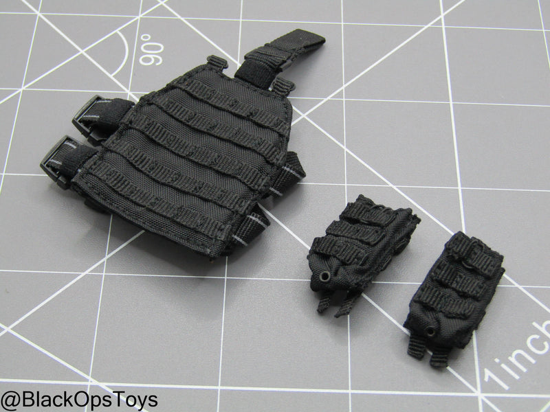 Load image into Gallery viewer, Spetsnaz FSB - Black MOLLE Drop Leg Platform w/Mag Pouches
