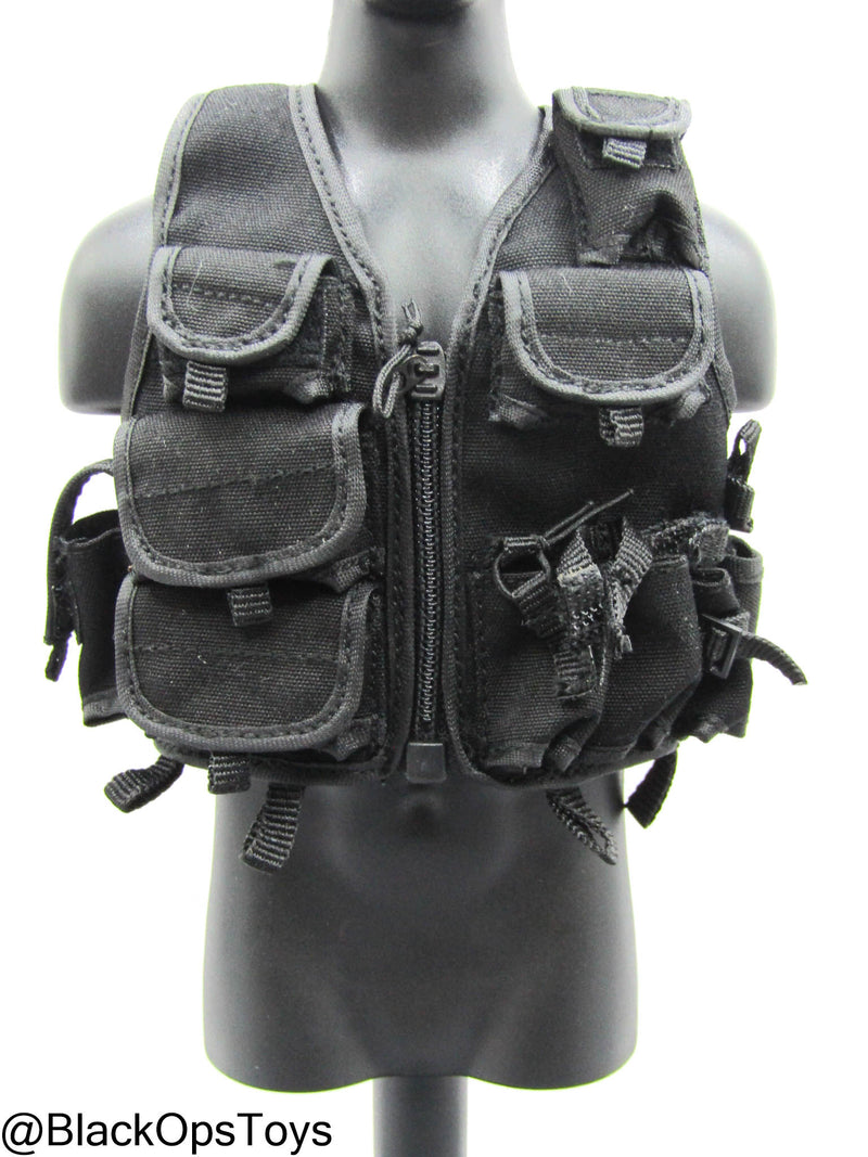 Load image into Gallery viewer, OSN Saturn Police - Black Survival Vest
