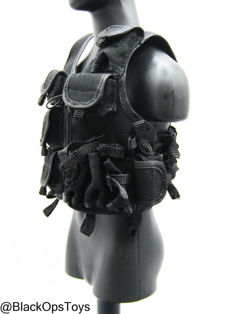 Load image into Gallery viewer, OSN Saturn Police - Black Survival Vest
