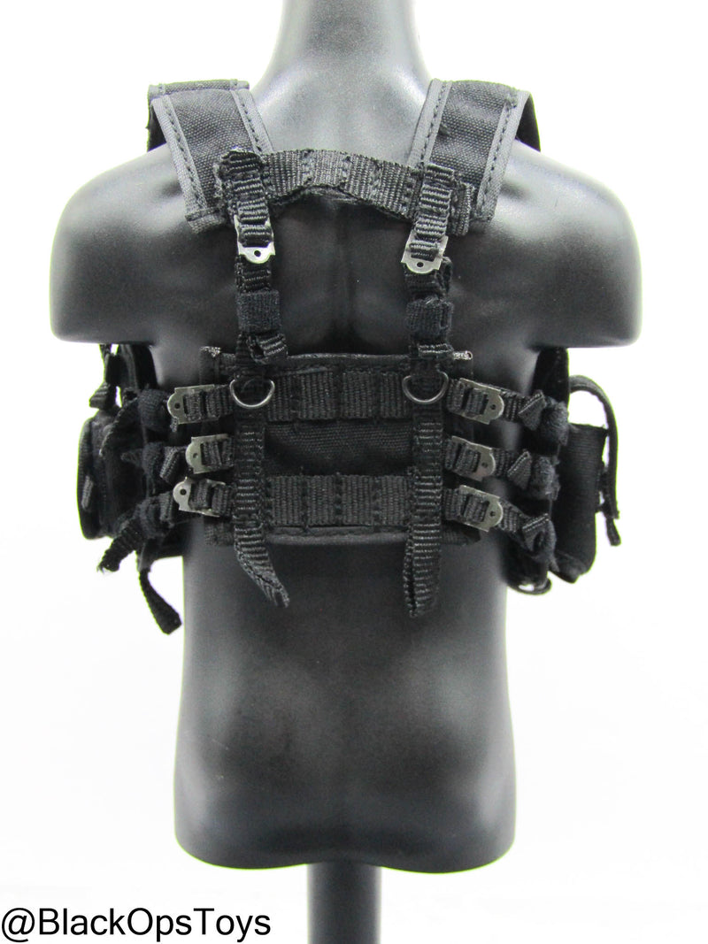 Load image into Gallery viewer, OSN Saturn Police - Black Survival Vest
