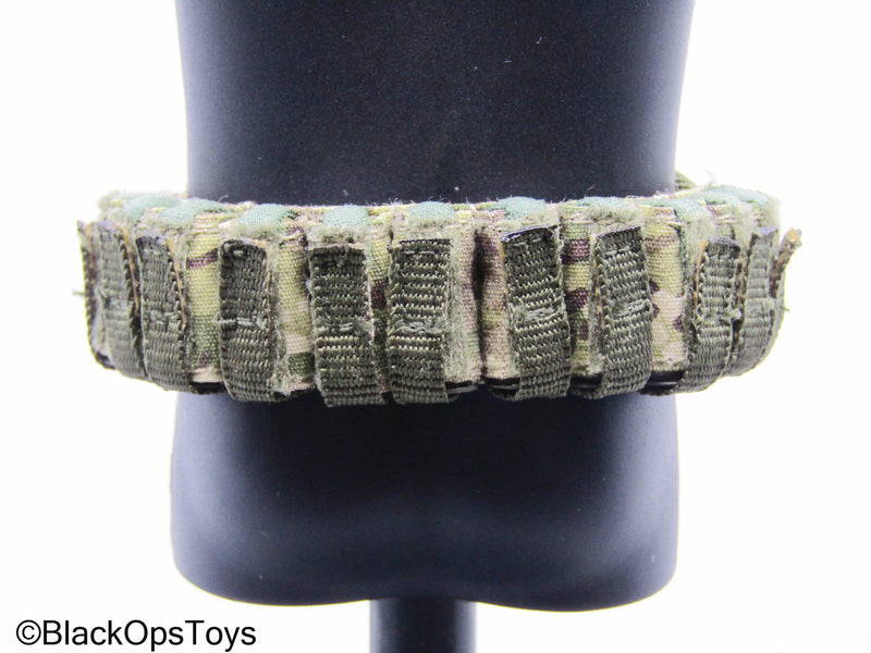 Load image into Gallery viewer, Woodland Camo 40mm Ammo Belt w/Grenade Rounds
