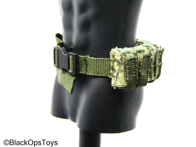 Load image into Gallery viewer, Woodland Camo 40mm Ammo Belt w/Grenade Rounds

