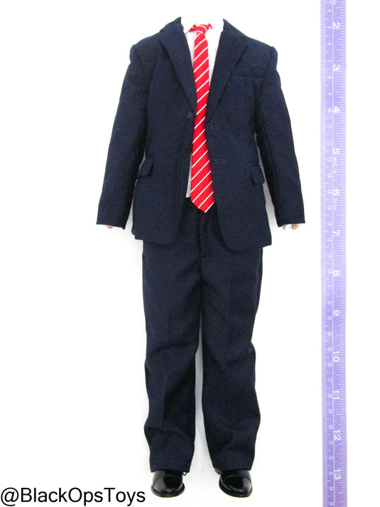 47th POTUS - Donald Trump - Male Blue Suited Base Body