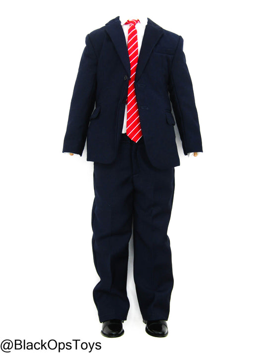 47th POTUS - Donald Trump - Male Blue Suited Base Body