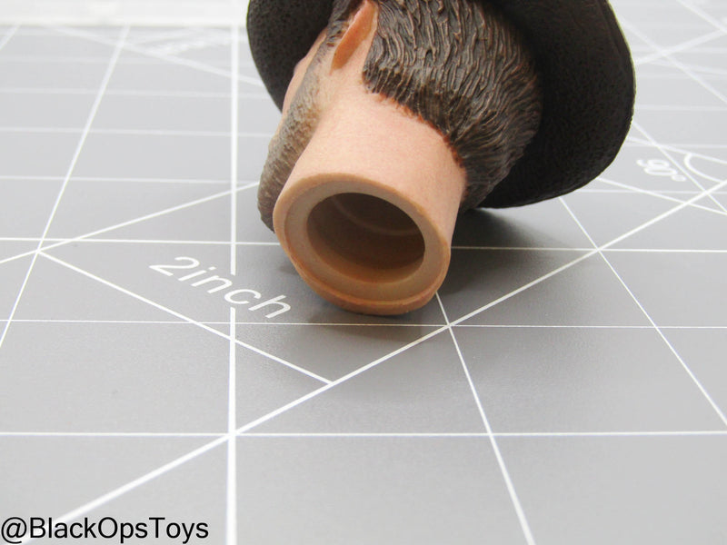 Load image into Gallery viewer, The Good - Male Headsculpt w/Cowboy Hat &amp; Cigar
