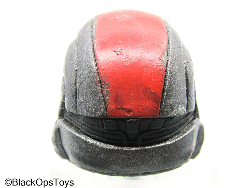 Load image into Gallery viewer, Grey &amp; Red Halo Helmet Headsculpt
