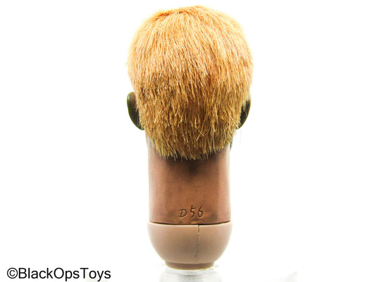 Camouflage Face Male Headsculpt w/Realistic Hair